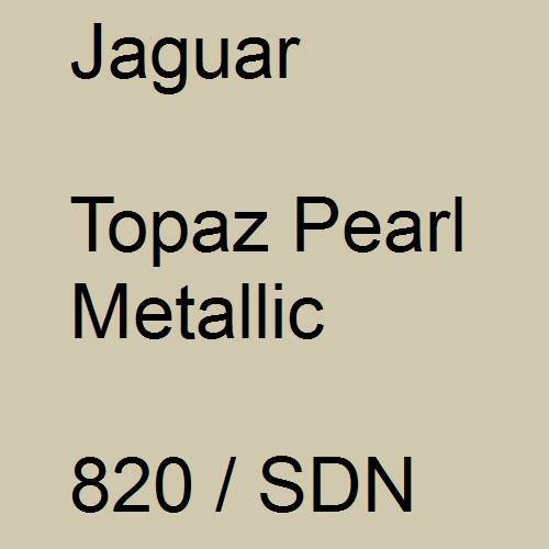 Jaguar, Topaz Pearl Metallic, 820 / SDN.